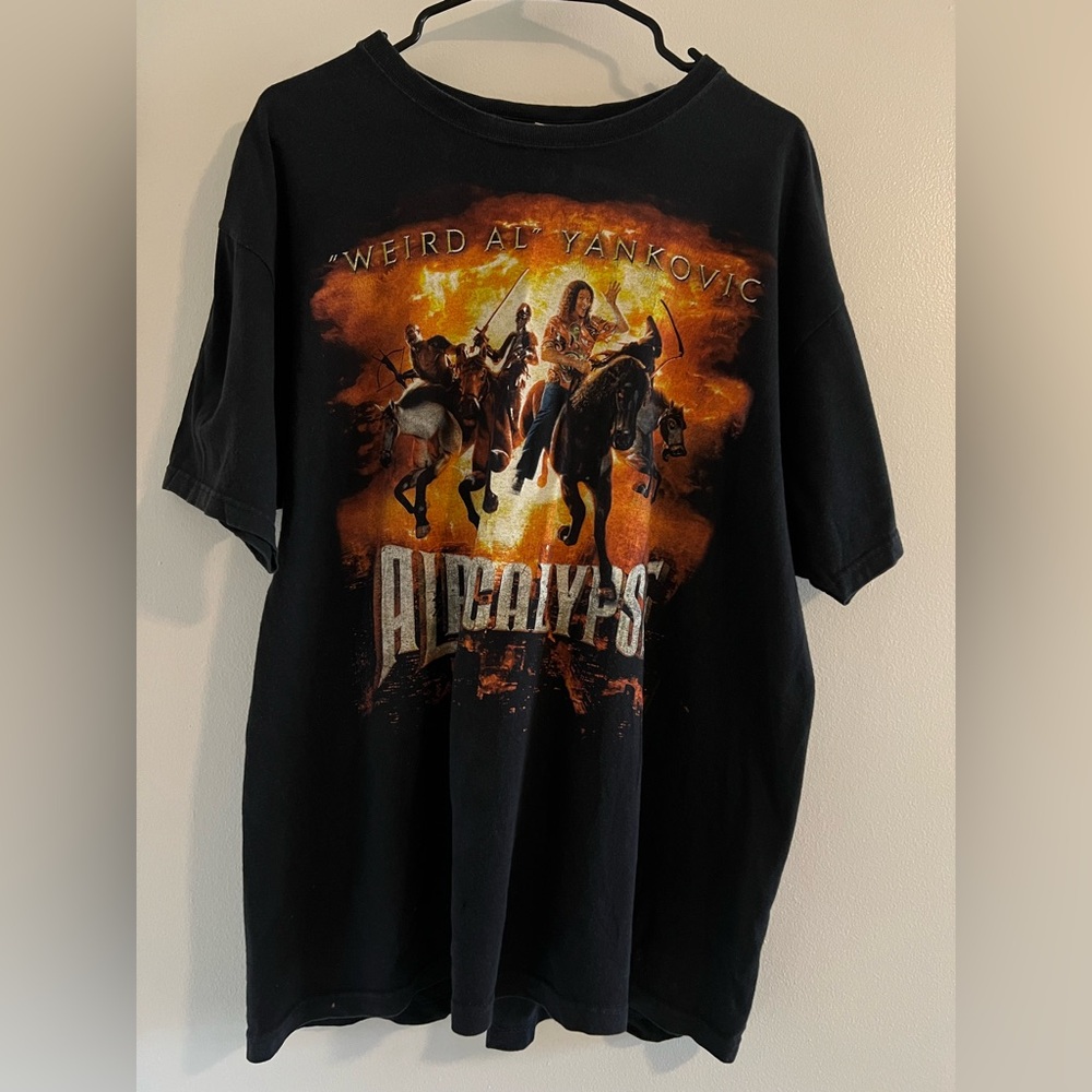 Unisex Weird Al Yankovic Apocalypse Black T-Shirt